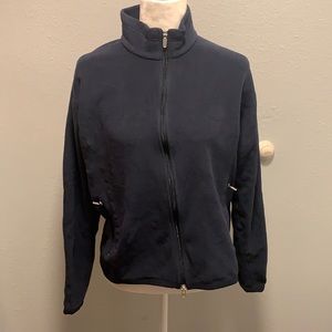 Women Nike blue fleece sweater size large